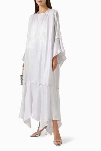 Frilled Abaya Set