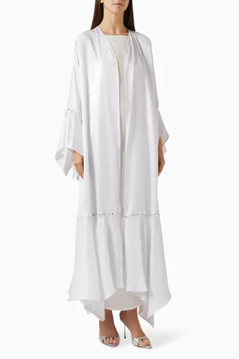 Frilled Abaya Set