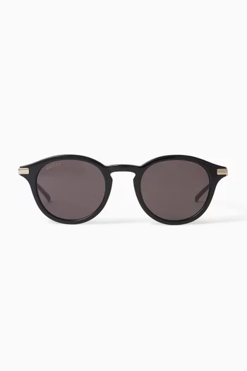 Gucci D-Frame Sunglasses in Acetate & Metal