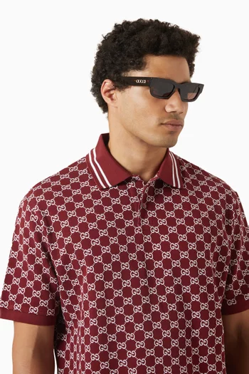 نظارة شمسية ميامي بإطار مربع أسيتات