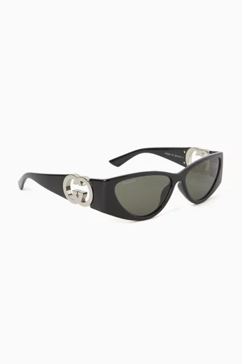 Hailey Oval Sunglasses