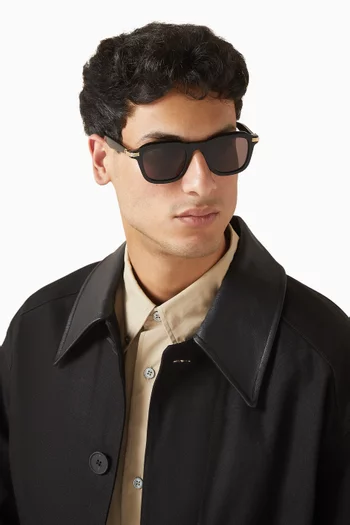 D-frame Sunglasses in Acetate