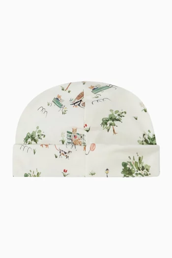 قبعة بيني قطن بولو رالف لورين x رايلي شيهي