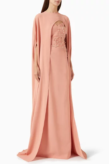 طقم كاب وفستان بتطريزات