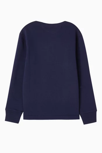 Rugby Sweatshirt in Cotton Blend