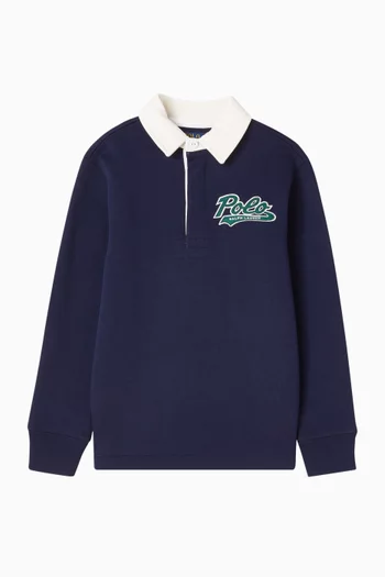 Rugby Sweatshirt in Cotton Blend