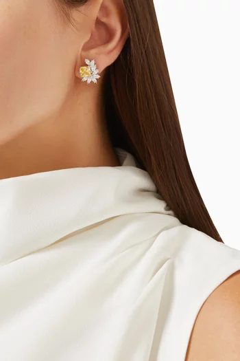 Celestia Stud Earrings in 925 Sterling Silver