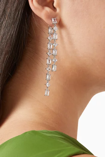 أقراط إيلورا متدلية فضة إسترلينية