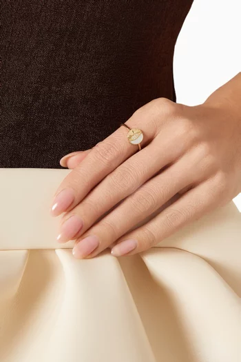 Riva Open Ring in 18kt Gold