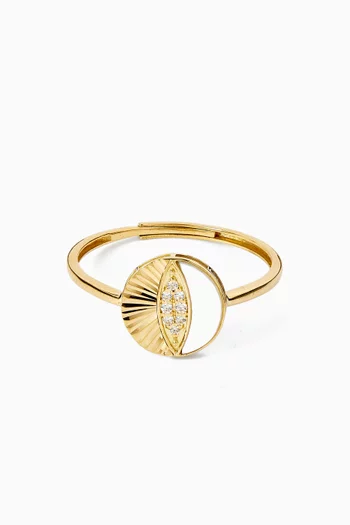 Riva Open Ring in 18kt Gold