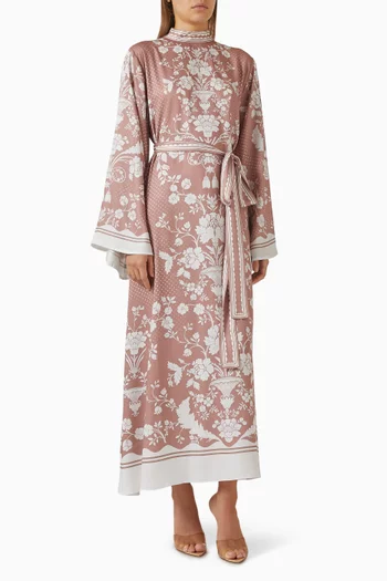 Calypso Belted Maxi Dress