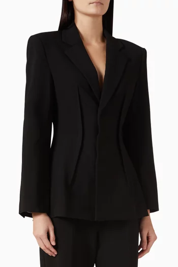 Leonne Fitted Blazer in Viscose