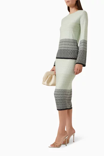 بلوزة ميرينا منسوجة