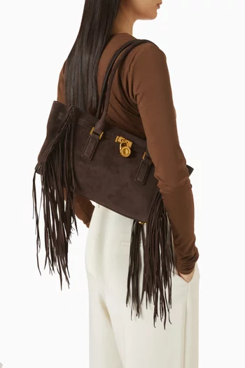 حقيبة ساتشل هاميلتون موديرني صغيرة مزينة بشرّابات شمواه