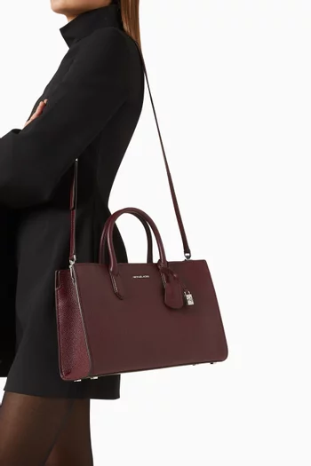 حقيبة ساتشل سكارليت متوسطة جلد