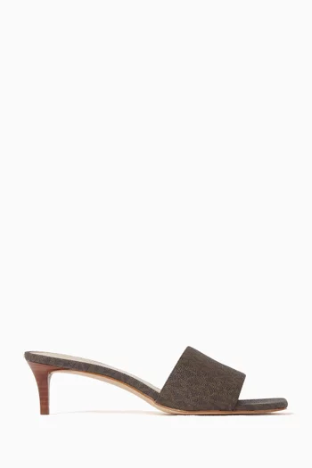 Elyse Sandals in Logo-print Canvas