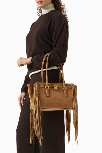 حقيبة ساتشل هاميلتون موديرني صغيرة مزينة بشرّابات شمواه