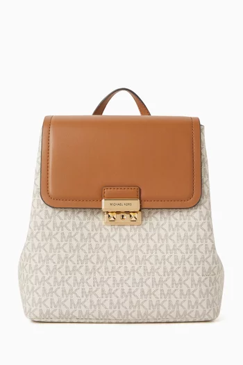 حقيبة ظهر تريبيكا صغيرة قنب بنقشة شعار الماركة