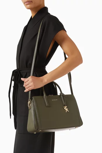 حقيبة ساتشل ليلى متوسطة جلد