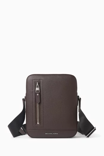 Hudson Crossbody Bag in Pebbled Leather