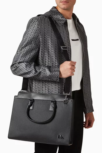 حقيبة عمل إديسون متوسطة جلد