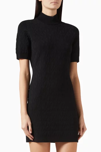 All-over Logo Mini Dress