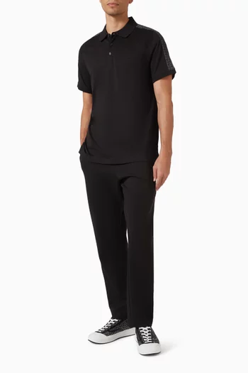 تي شيرت بولو بشعار الماركة قطن