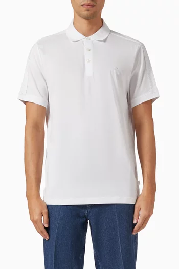 تي شيرت بولو بشعار الماركة قطن