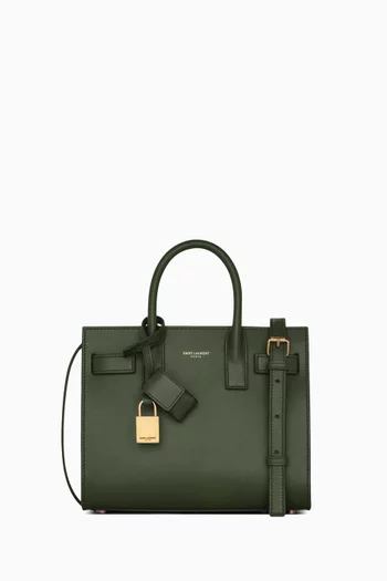 Nano Sac de Jour Tote Bag in Leather