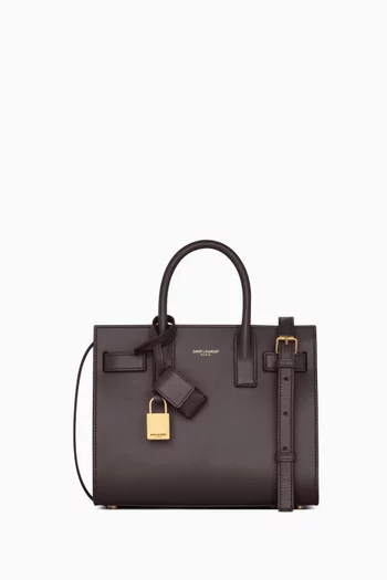 Nano Sac de Jour Tote Bag in Leather