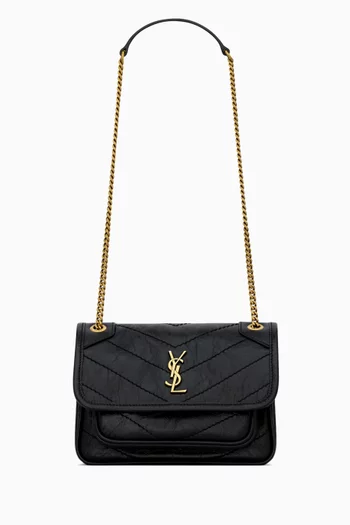Mini Niki Crossbody Bag in Vintage Leather