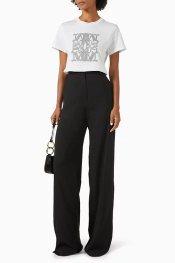 Bravo Embroidered-logo T-shirt in Cotton