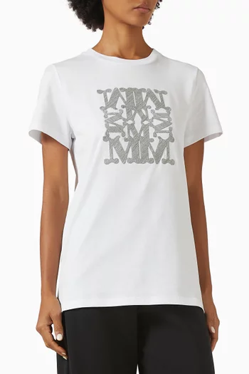 Bravo Embroidered-logo T-shirt in Cotton