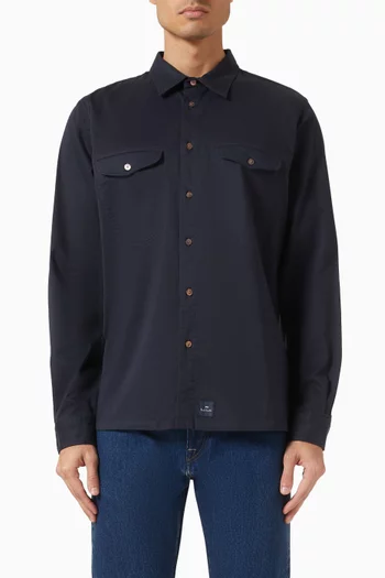 قميص مصبوغ قطن ساتين