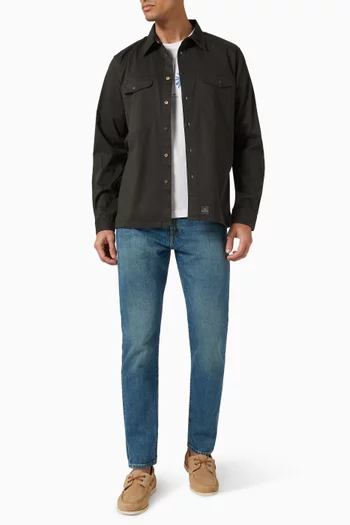 قميص مصبوغ قطن ساتين