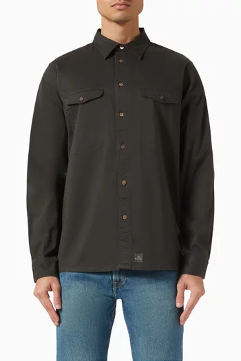 قميص مصبوغ قطن ساتين