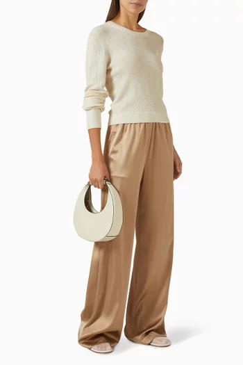 Rib Stitch Clark Sweater in Cashmere