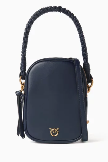 حافظة صغيرة بيد علوية جلد