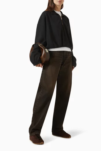 بنطال جينز بيبي بقصة ساق أسطوانية دينم