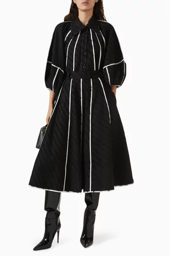 Tilly Fringe Monochrome Skirt