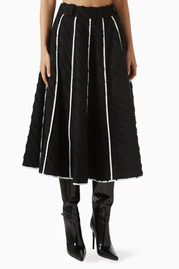 Tilly Fringe Monochrome Skirt
