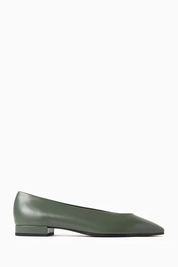 Rebecca Ballet Flats in Calfskin