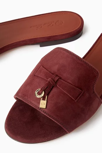 Summer Charms Sandals in Suede Goatskin