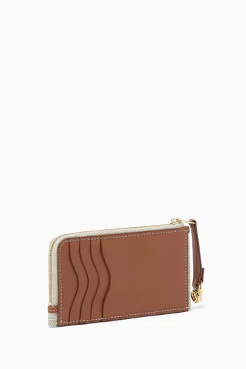 Extra Zip Pouch in Linen