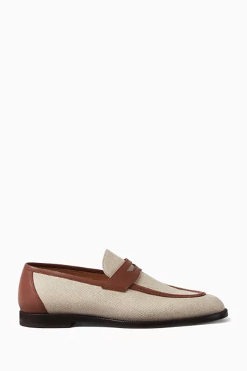 Sergio Loafers in Cotton & Linen