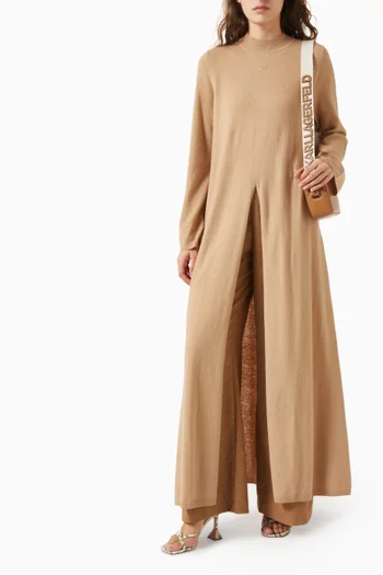 Long Sweater in Wool-blend