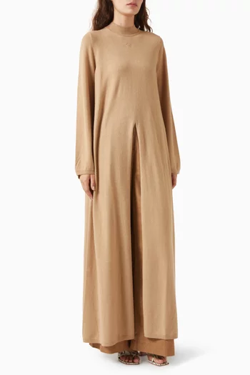 Long Sweater in Wool-blend