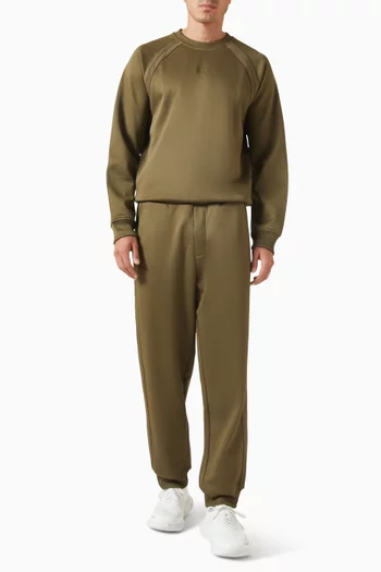 Sweatshirt in Piqué