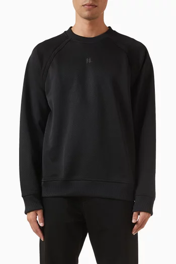 سويت شيرت بشعار الماركة قطن بيكيه