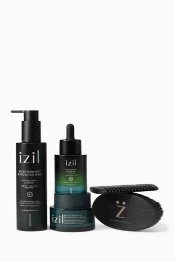 روتين ترطيب الوجه واللحية بزيت الأرغان، توفير 15‏‏‏%